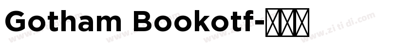 Gotham Bookotf字体转换